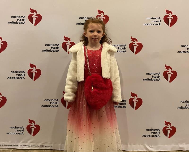 Corey Jenness at an American Heart Association event. (Photo courtesy of the Jenness family)